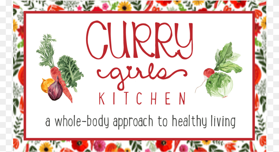 Curry Girls Kitchen Primary Logo Strawberry, Herbal, Herbs, Plant, Food Free Transparent Png