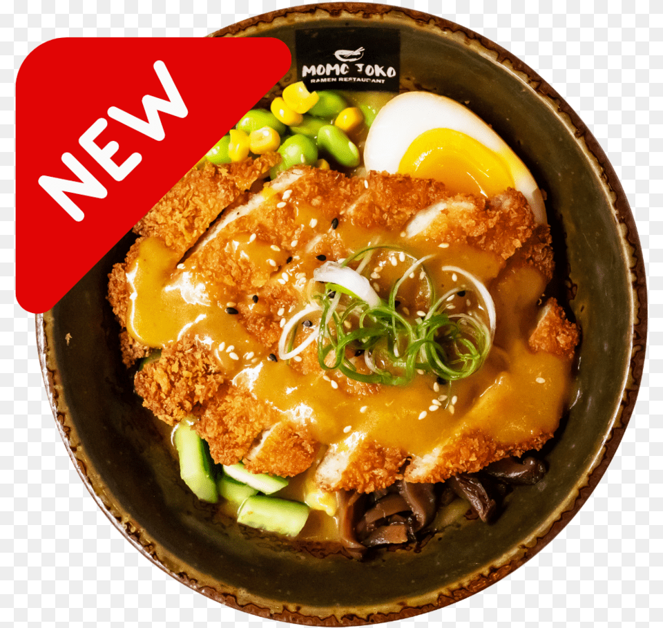 Curry Katsu Chicken Donburi New Yellow Curry, Egg, Food, Meal, Dish Png Image