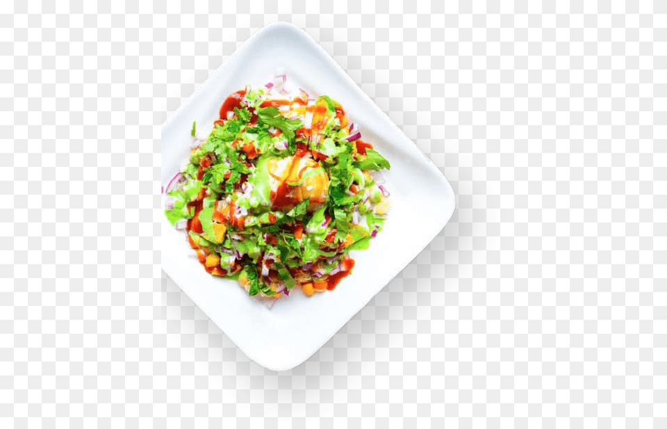 Curry Leaf Fattoush, Food, Food Presentation, Plate Free Png Download