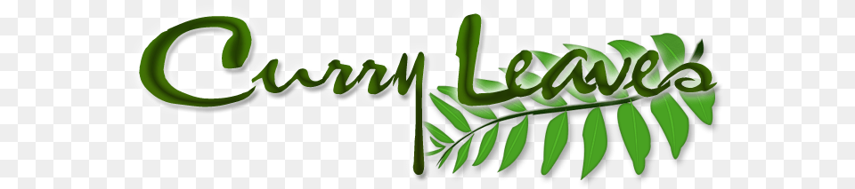 Curry Leaves Calligraphy, Green, Herbal, Herbs, Plant Png Image