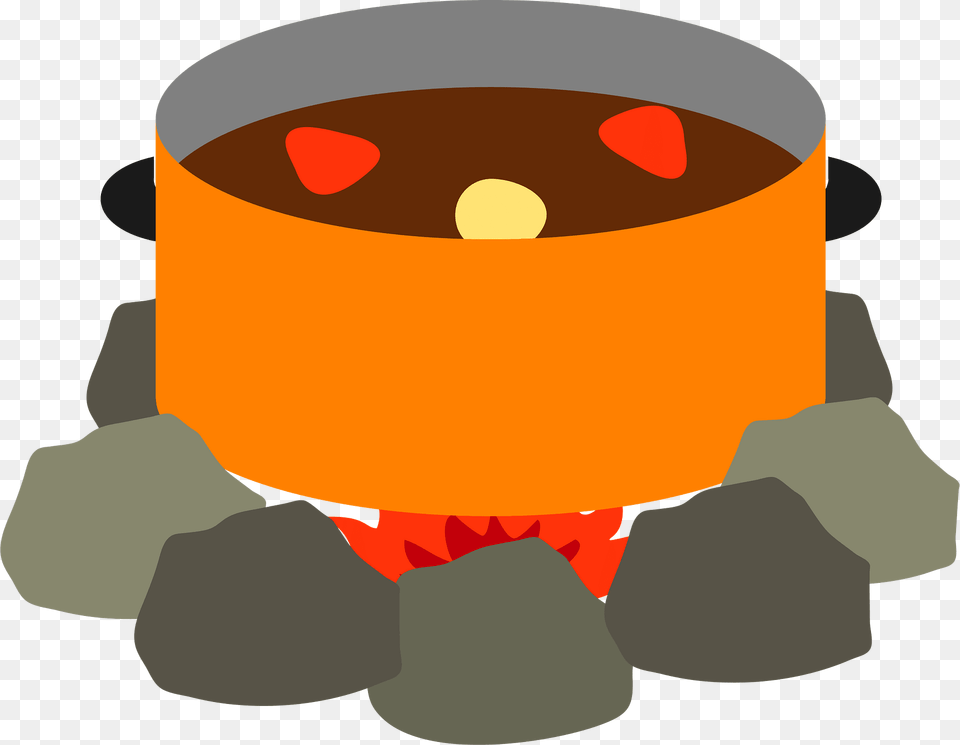 Curry Over A Campfire Clipart, Dish, Food, Meal Png