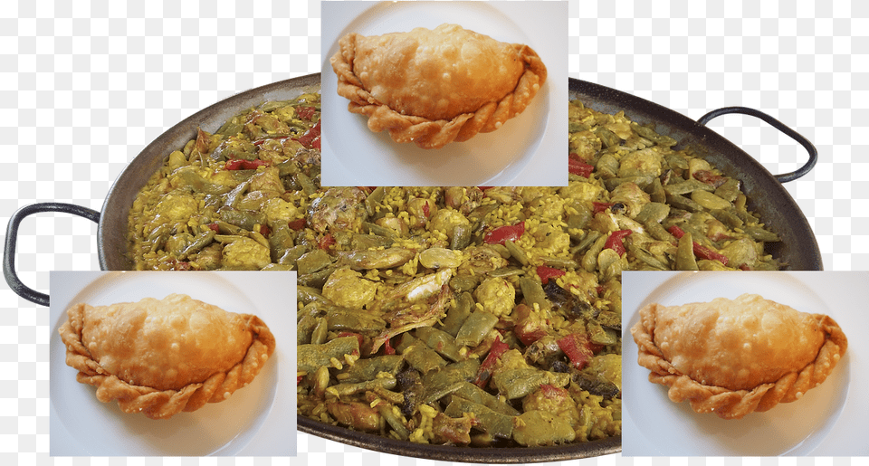 Curry Puff Download Paella, Food, Meal, Lunch, Plate Png Image