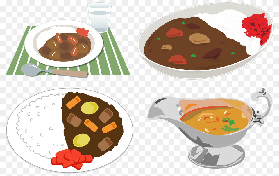 Curry Rice Clipart, Food, Lunch, Meal, Dish Free Transparent Png