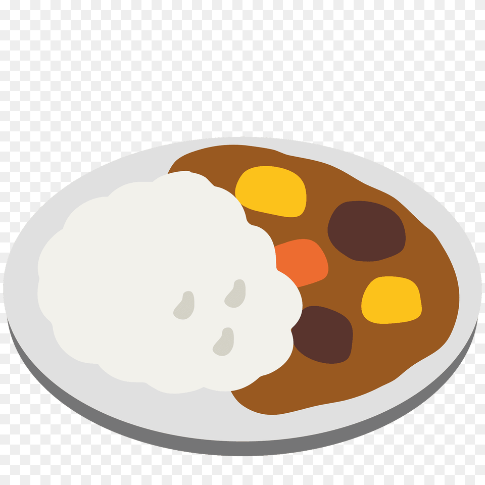 Curry Rice Emoji Clipart, Food, Meal, Dish, Sweets Png Image