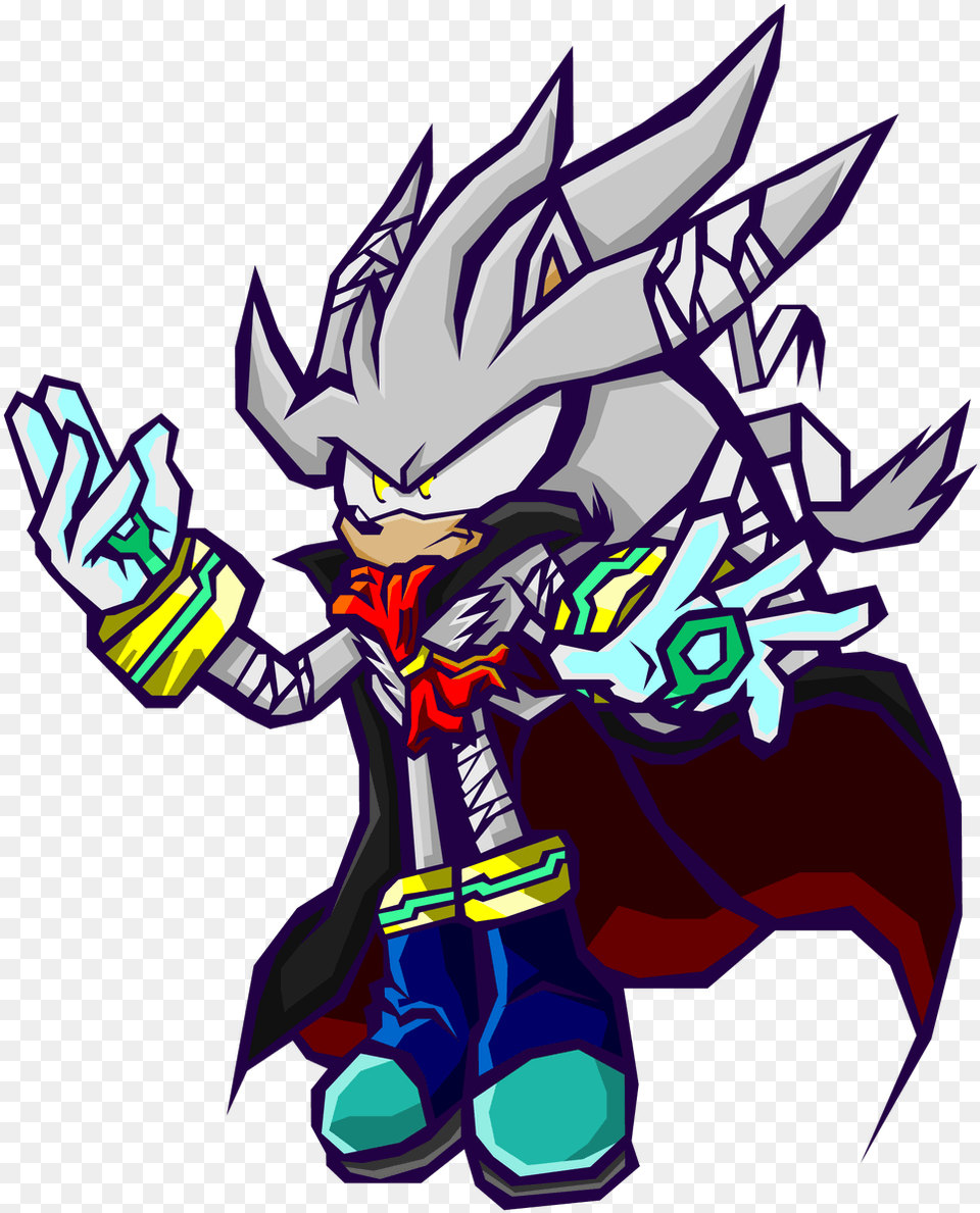 Curse Of The Cerberus Silver The Hedgehog Silver The Hedgehog Comic Drawing, Book, Comics, Publication, Art Free Png Download