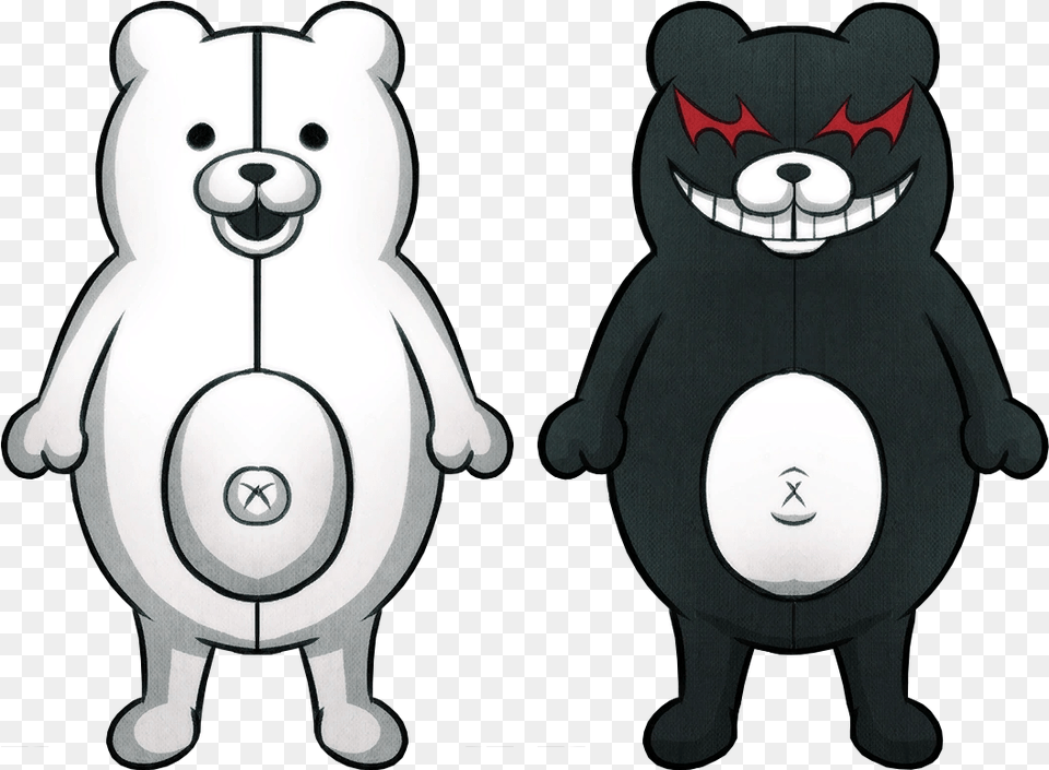 Cursed Monokuma Transparent Image Monokuma, Baby, Person, Animal, Bear Free Png