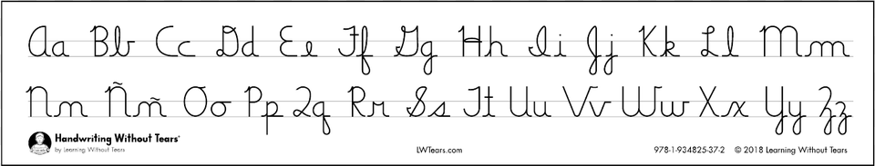 Cursive Alphabet Desk Strips Handwriting Without Tears Cursive B, Text Free Transparent Png
