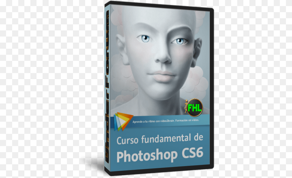 Curso Fundamental Photoshop Cs6 Multimedia Software, Advertisement, Poster, Person, Book Png