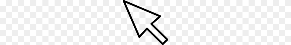 Cursor, Gray Png Image