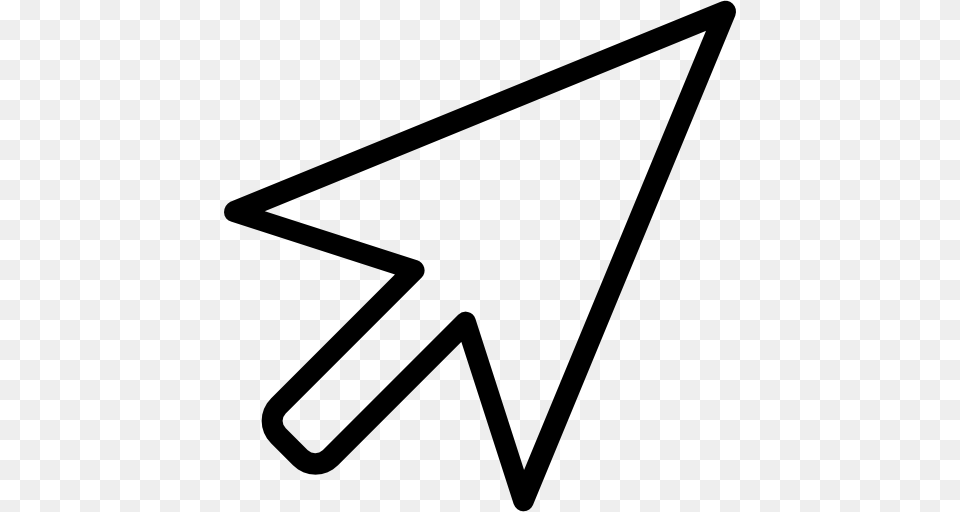 Cursor, Gray Png Image