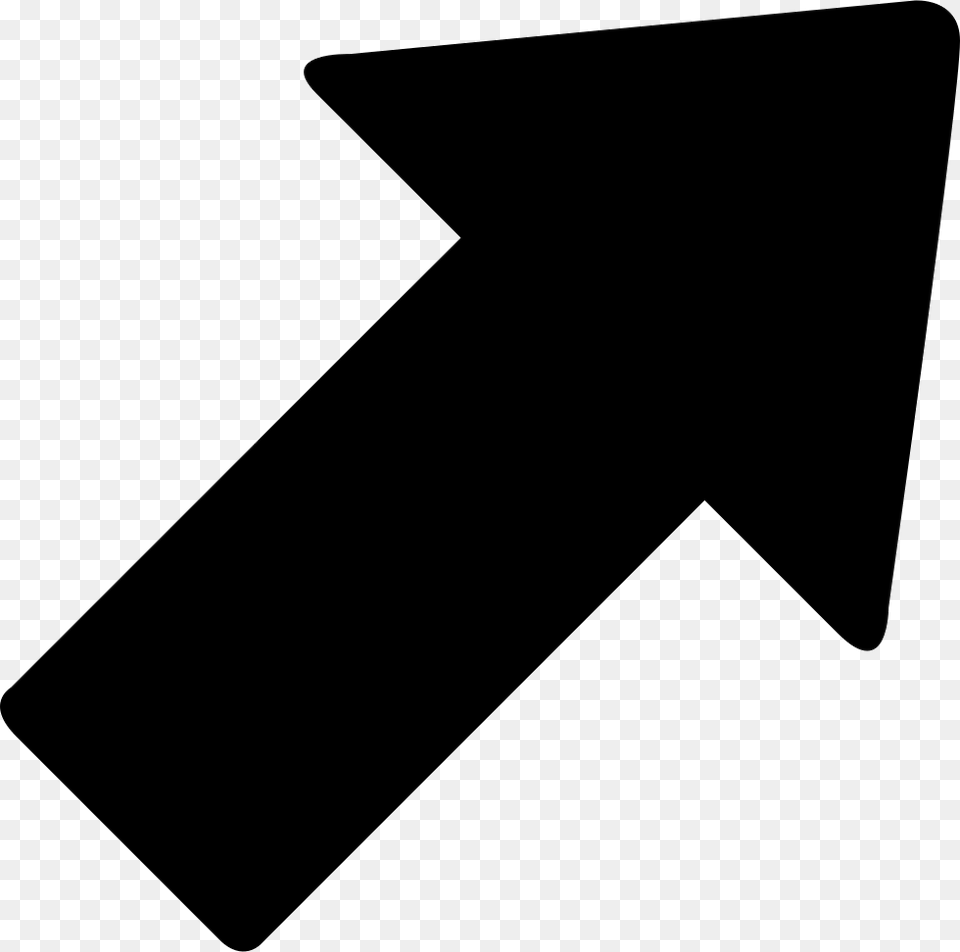 Cursor Arrow Arrow Pointing Up To The Right, Silhouette, Symbol Free Png