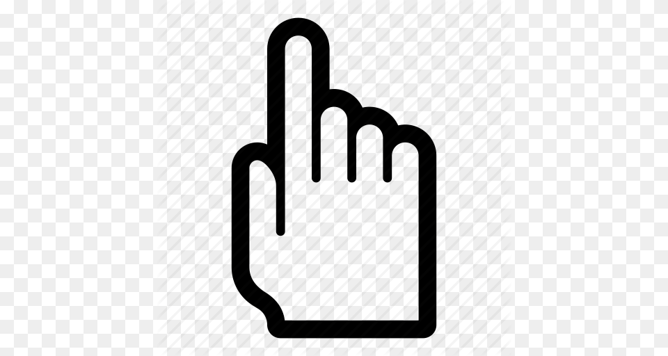Cursor Finger Gesture Hand Pointing Press Touch Icon, Device, Cutlery, Fork Free Png
