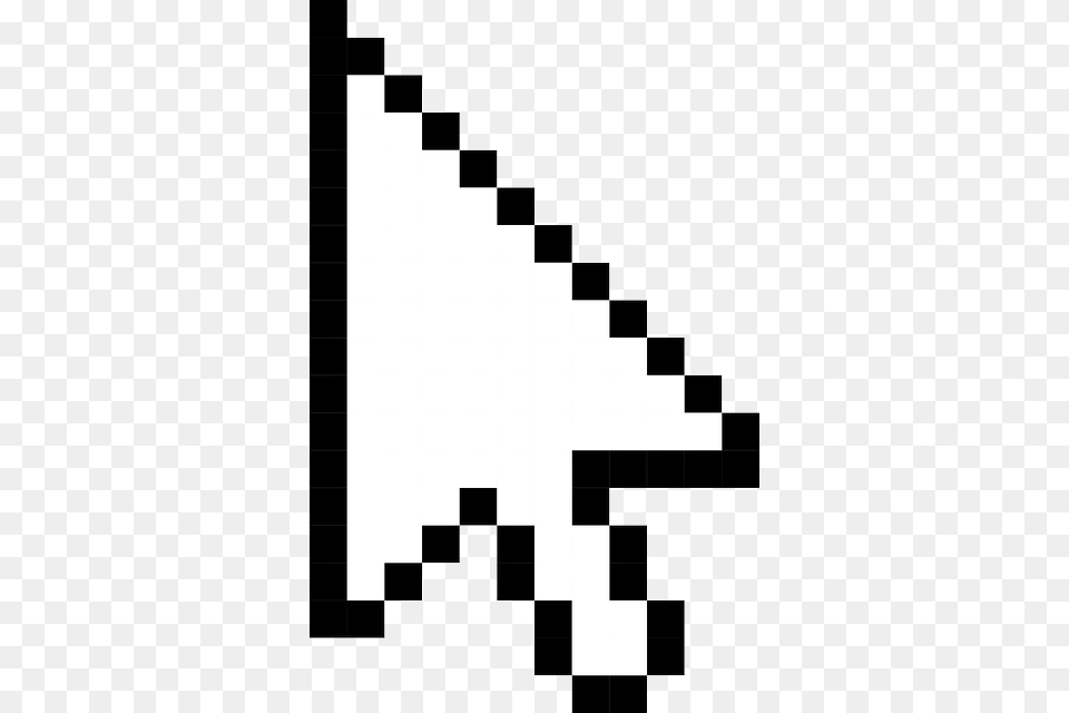 Cursor Pixel, Triangle Png