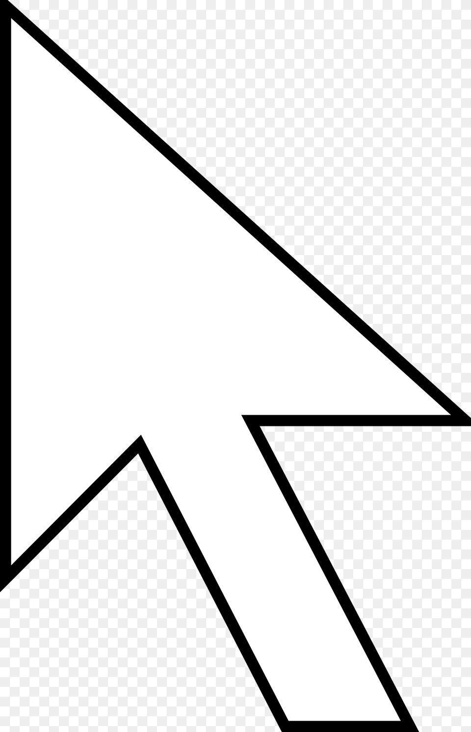 Cursor Pointer Arrow Mouse Pointer Black Background, Symbol, Text, Triangle, Number Free Transparent Png