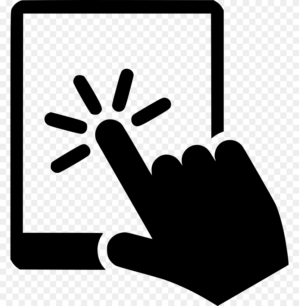 Cursor Press Button Index Finger Pointer Point Click Pointer Finger Hd, Stencil, Body Part, Hand, Person Png