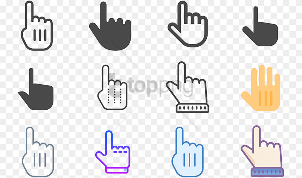 Cursor Windows 10 Images Background Windows 10 Hand Cursor, Clothing, Glove, Adapter, Electronics Png