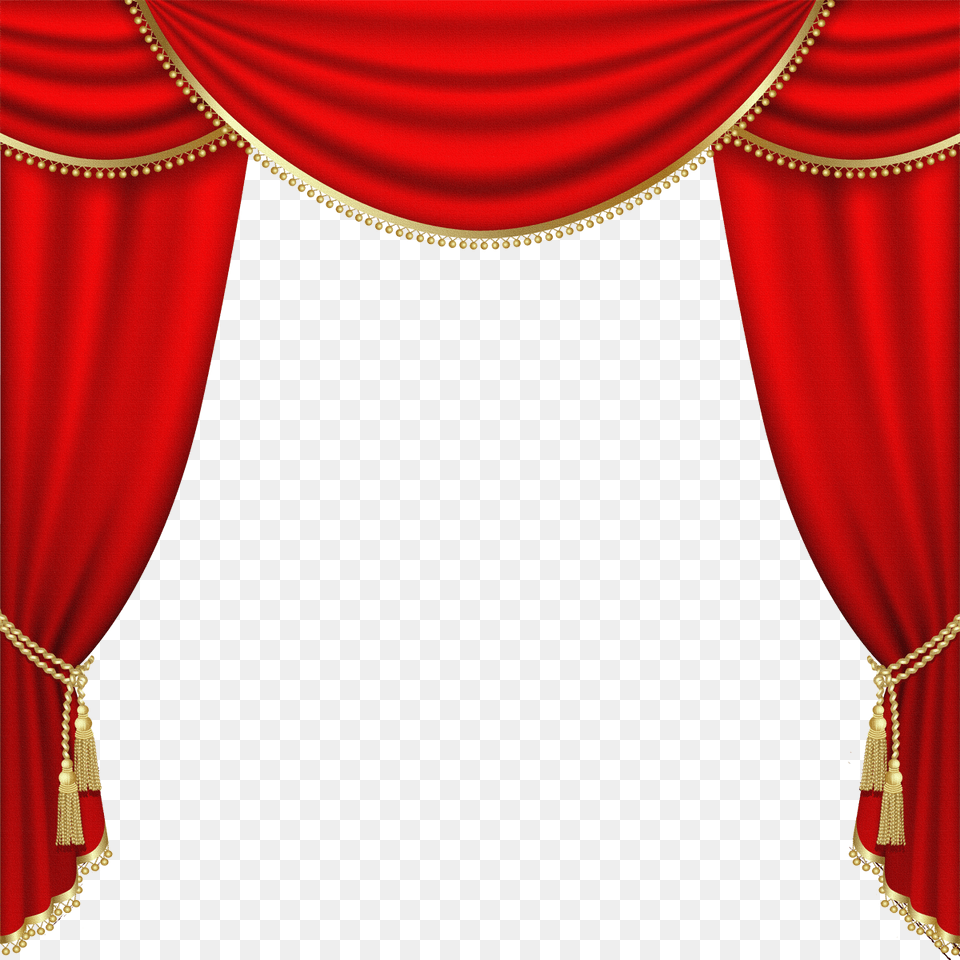 Curtain, Stage, Theater, Indoors, Adult Free Png Download