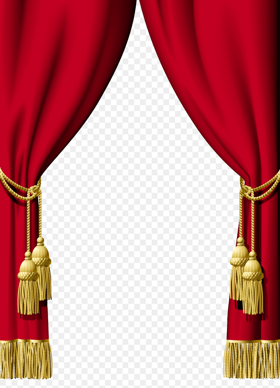 Curtain, Gold, Stage Free Png Download