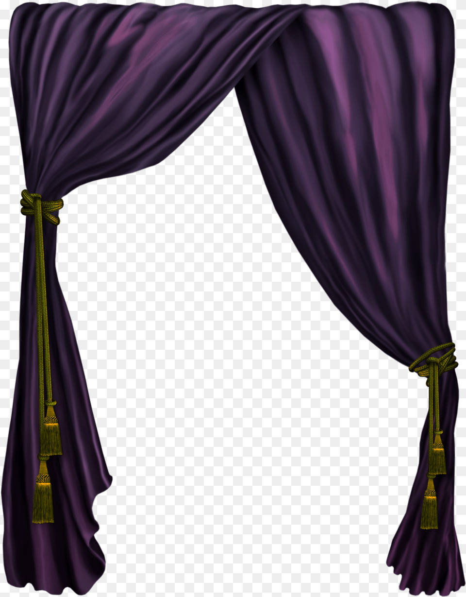 Curtain Clip Art Purple Curtains, Stage, Adult, Female, Person Png Image