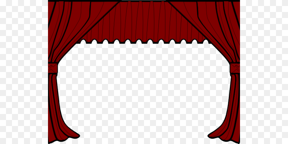 Curtain Clipart, Indoors, Stage, Theater Png