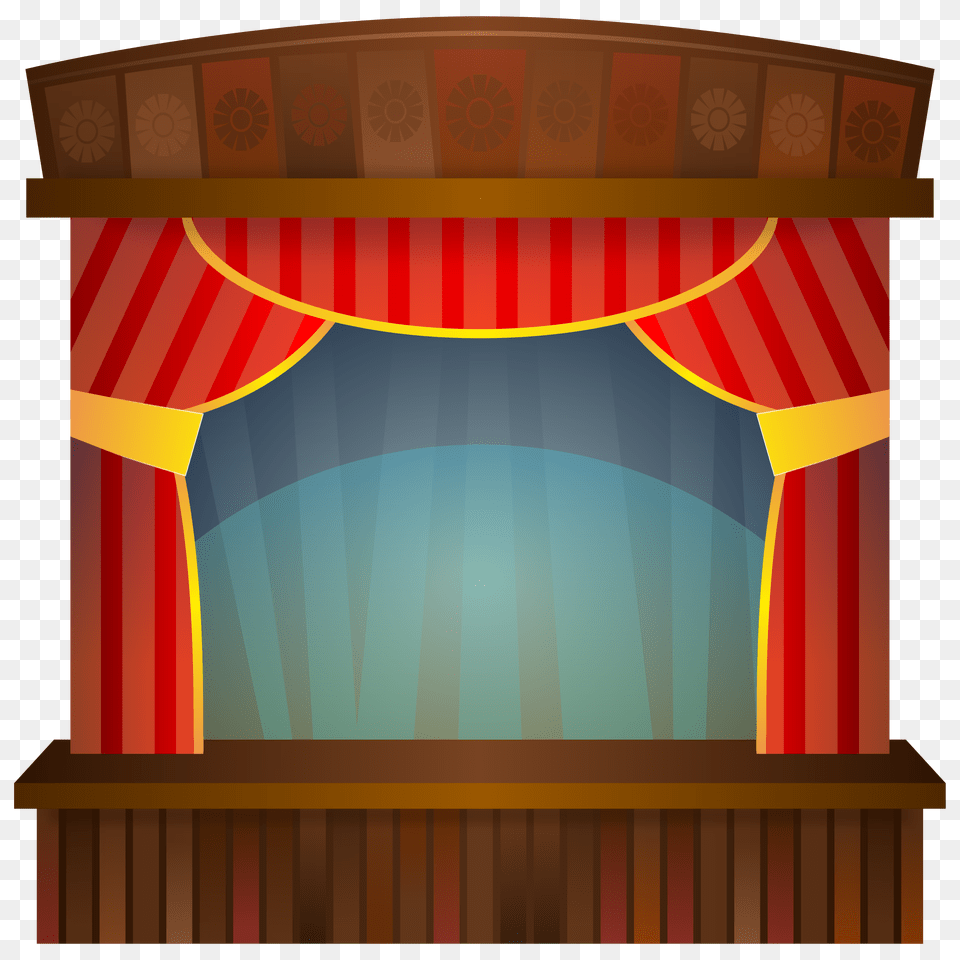 Curtain Clipart Music Stage, Indoors, Theater, Auditorium, Hall Free Transparent Png