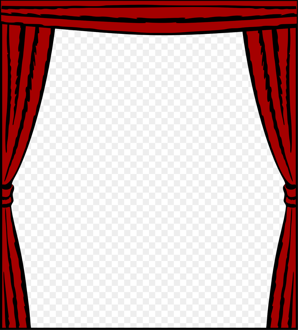 Curtain Frame Clipart, Electronics, Screen, Stage, Indoors Png