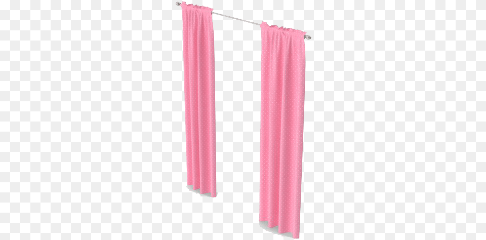 Curtain Transparent Pink Curtains Free Png Download