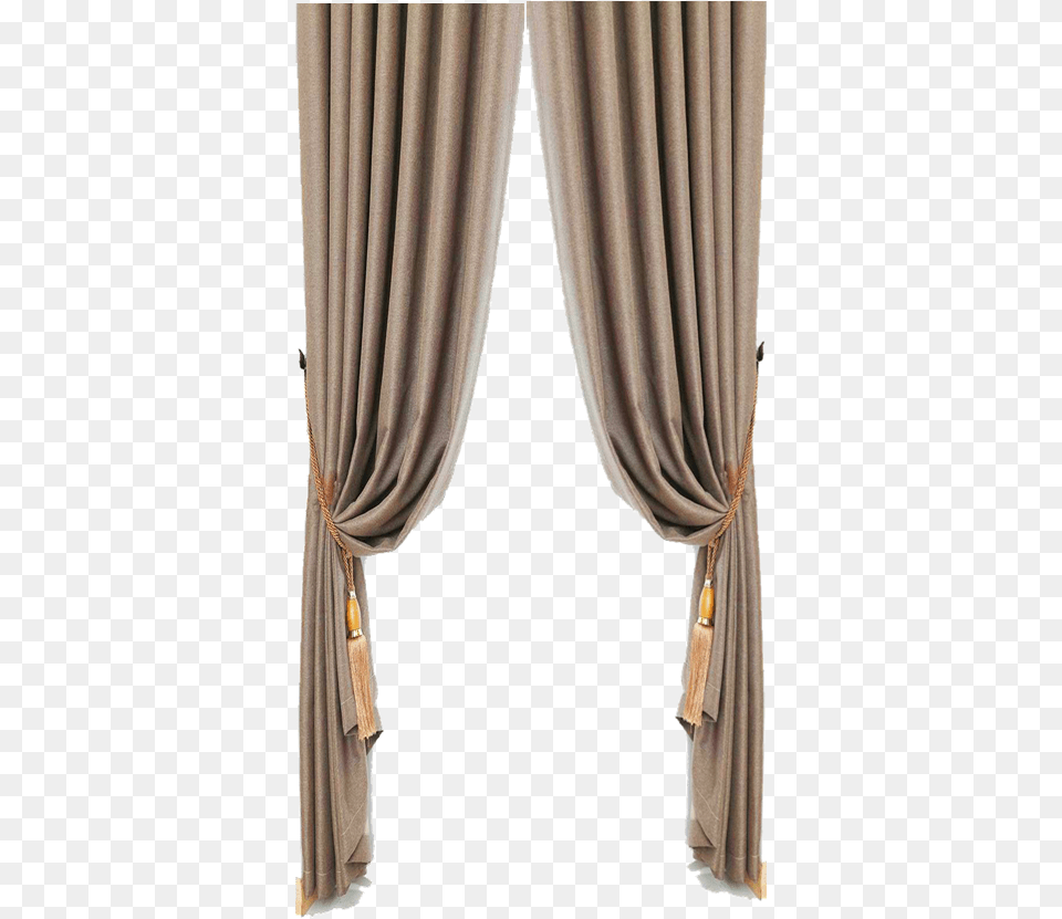 Curtains Brown, Curtain, Home Decor, Texture, Linen Png Image
