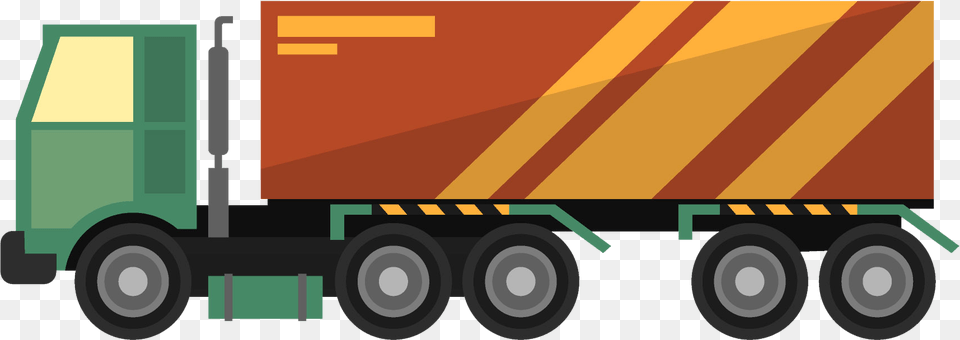 Curtainsider Truck Icon Big Trailer Truck, Vehicle, Transportation, Trailer Truck, Tool Free Png Download