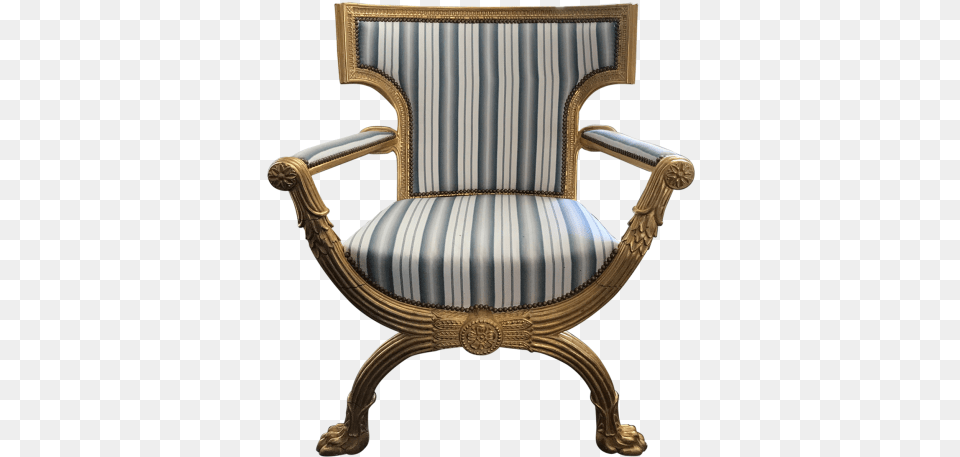 Curule Chair Transparent Office Chair, Furniture, Armchair Free Png