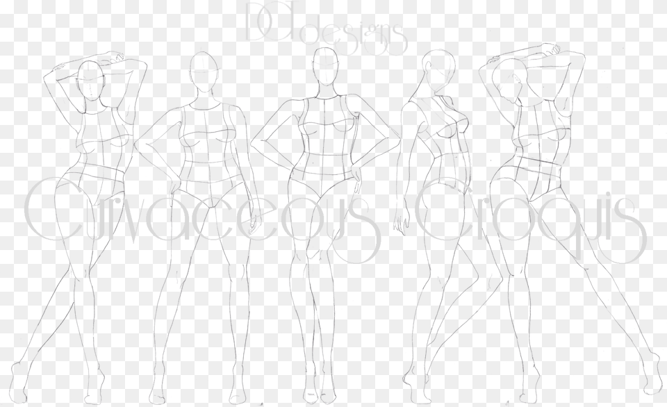 Curvaceous Croquis Sketch, Adult, Male, Man, Person Free Transparent Png