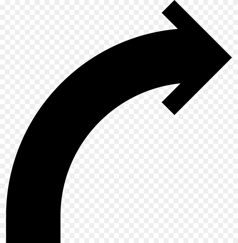 Curve Arrow Icon, Symbol, Number, Text Png Image