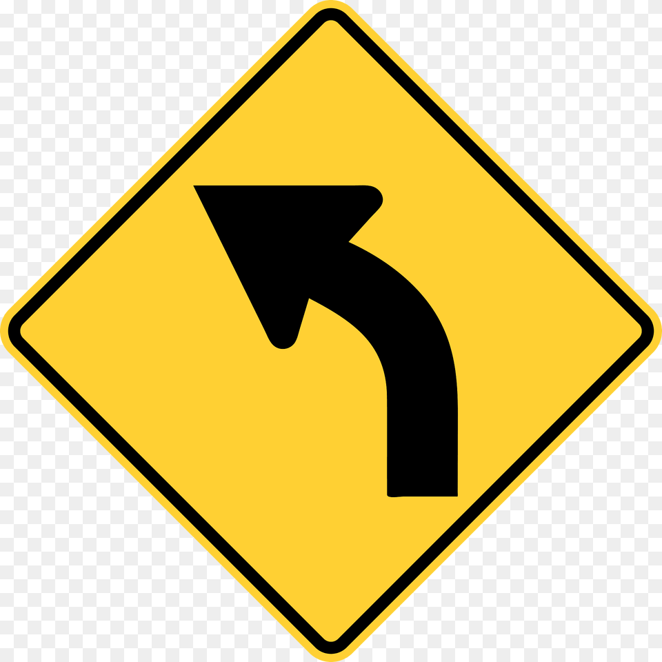 Curve Clipart, Sign, Symbol, Road Sign Free Png Download