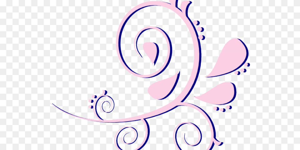 Curve Clipart Pink Paisley, Art, Floral Design, Graphics, Pattern Free Png Download