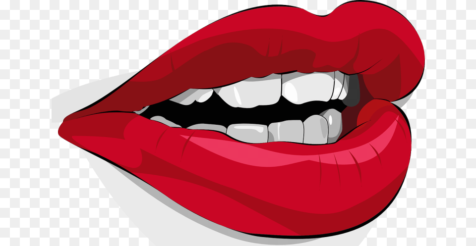 Curve Lips Clipart Mouth Clip Art, Body Part, Person, Teeth, Cosmetics Free Png Download