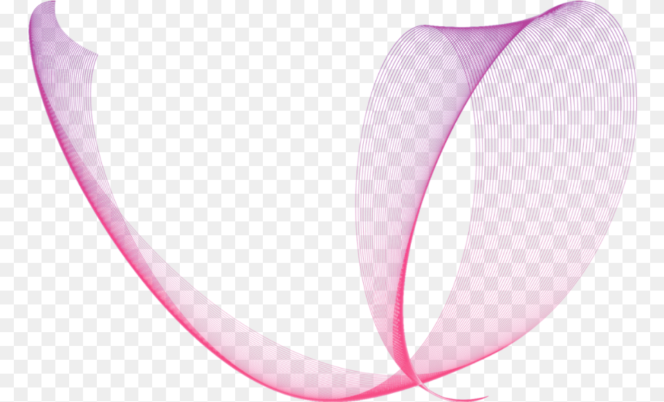 Curve Loop Pink Rosy Rosa Rose Rosado Pinkish Cintas Decorativas Violetas, Purple, Accessories Free Png