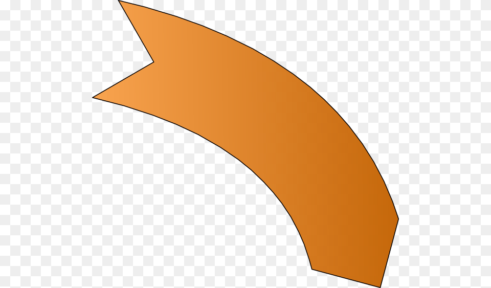 Curve Orange Arrow, Logo, Symbol Png Image