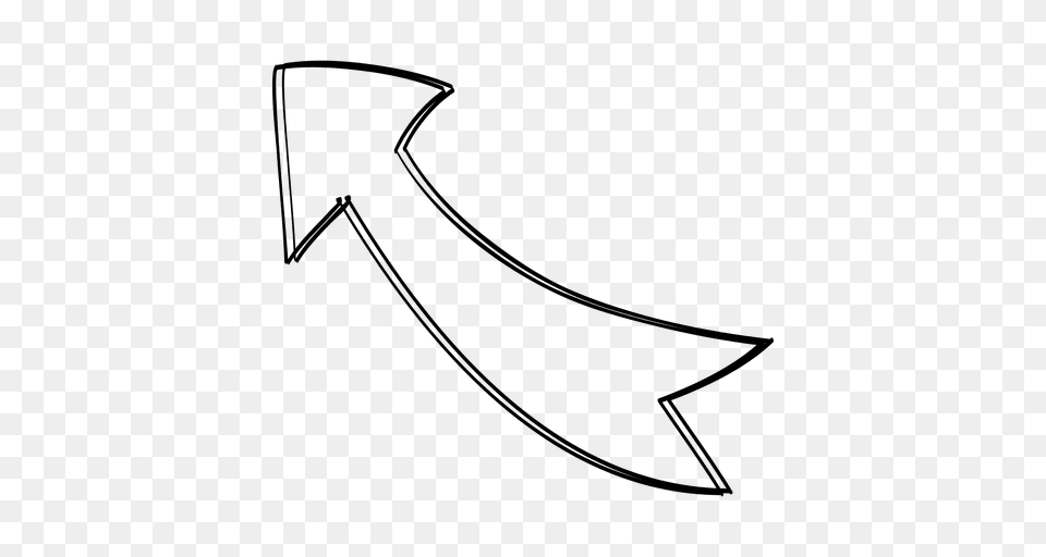 Curve Upper Right Arrow, Text, Bow, Symbol, Weapon Png Image