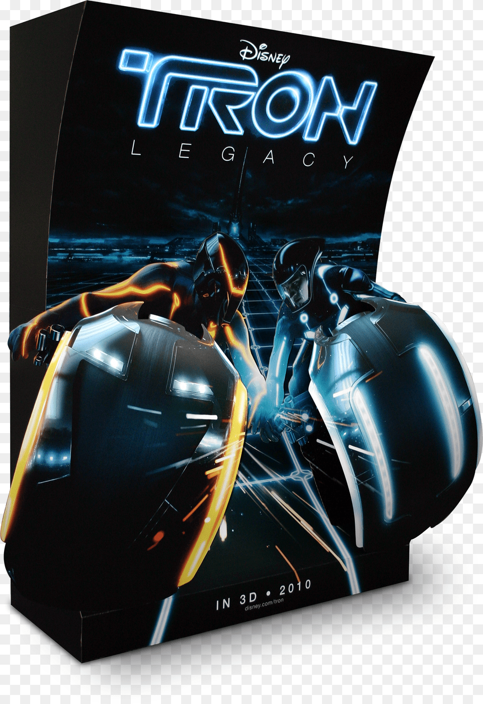 Curved Amp Layered Theatrical Standee Standee Cinema Tron, Adult, Advertisement, Female, Person Png