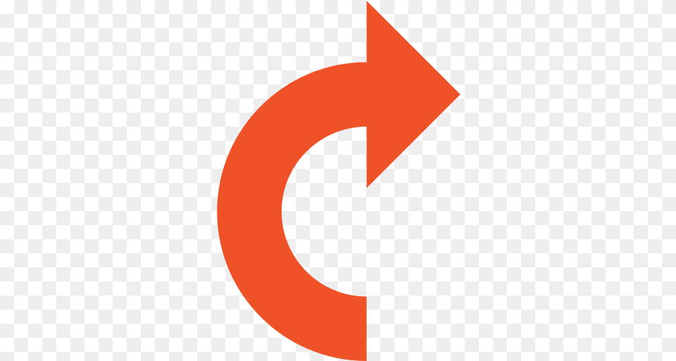 Curved Arrow 3 Icon Of Arrows Flecha Curva Cone, Symbol, Text Png Image
