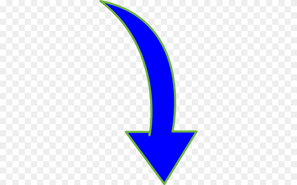 Curved Arrow Bright Blue Small Clip Arts Symbol, Logo Free Png Download