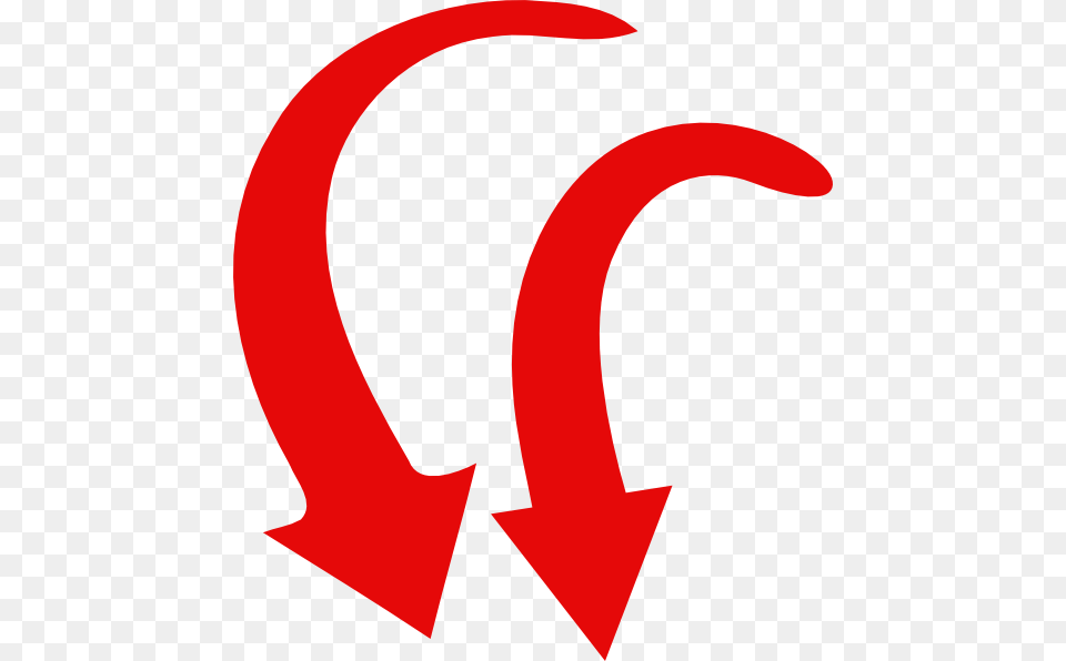 Curved Arrow Clipart 2 Red Arrow Curve Clip Art At Red Arrows Clip Art, Logo Free Transparent Png