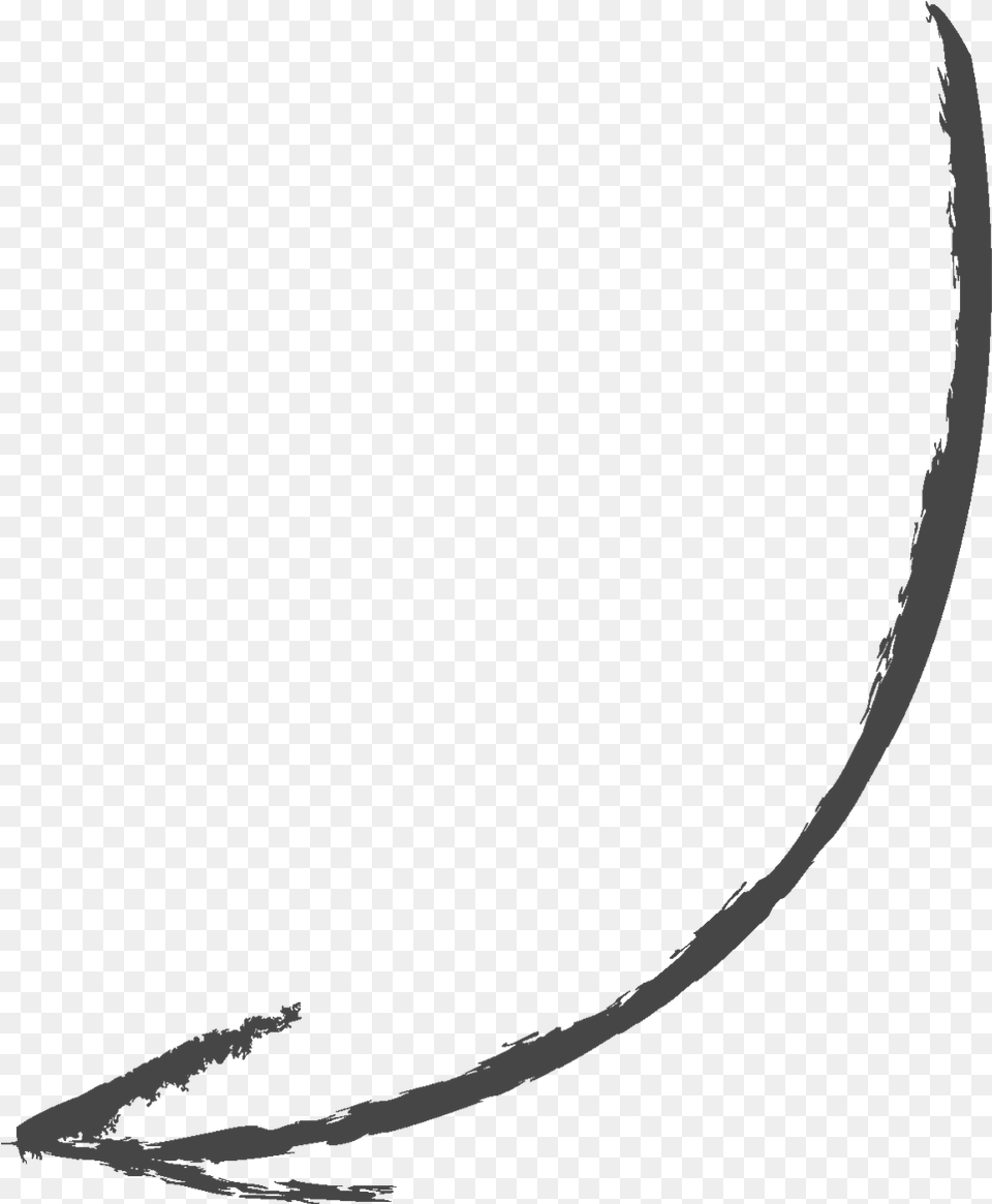 Curved Arrow Drawing Curved Drawn Arrow, Astronomy, Moon, Nature, Night Png