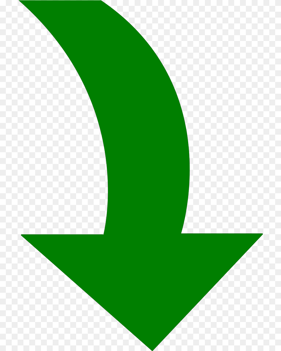 Curved Arrow Orange Curved, Green, Symbol, Logo Png Image
