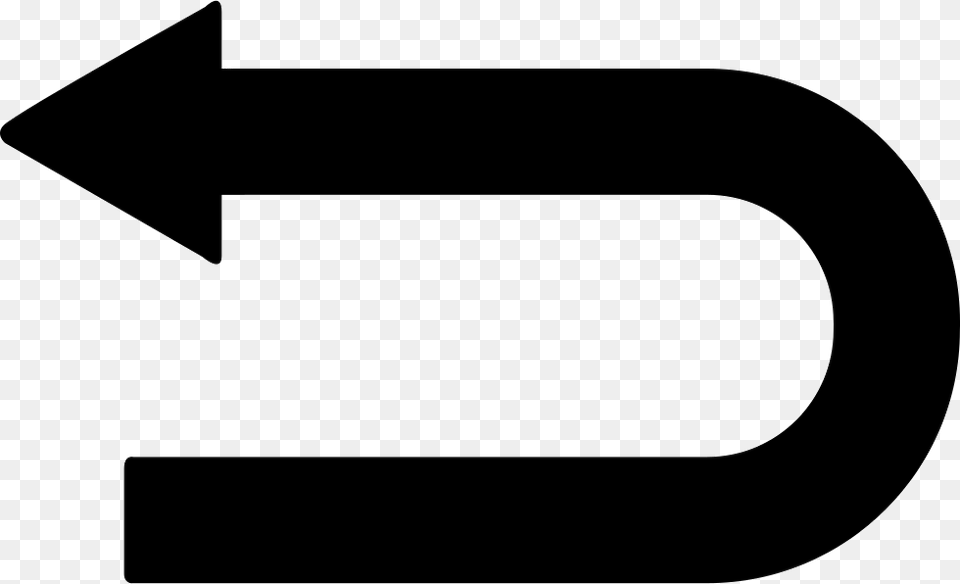 Curved Arrow Pointing Left Arrow, Symbol, Number, Text, Hot Tub Png Image