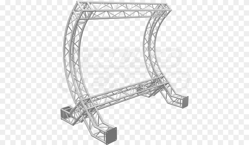 Curved Backdrop Truss System, Arch, Architecture, Furniture, Bridge Free Png Download