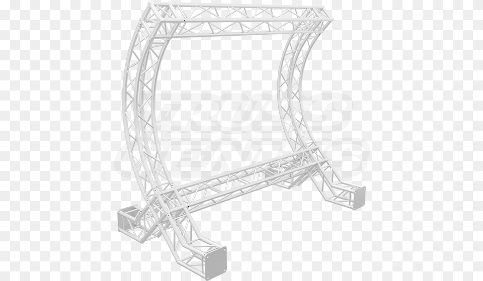 Curved Backdrop Truss System Truss, Arch, Architecture, Furniture, Stand Free Png Download