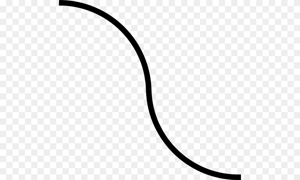 Curved Black Line Clip Art, Smoke Pipe Png