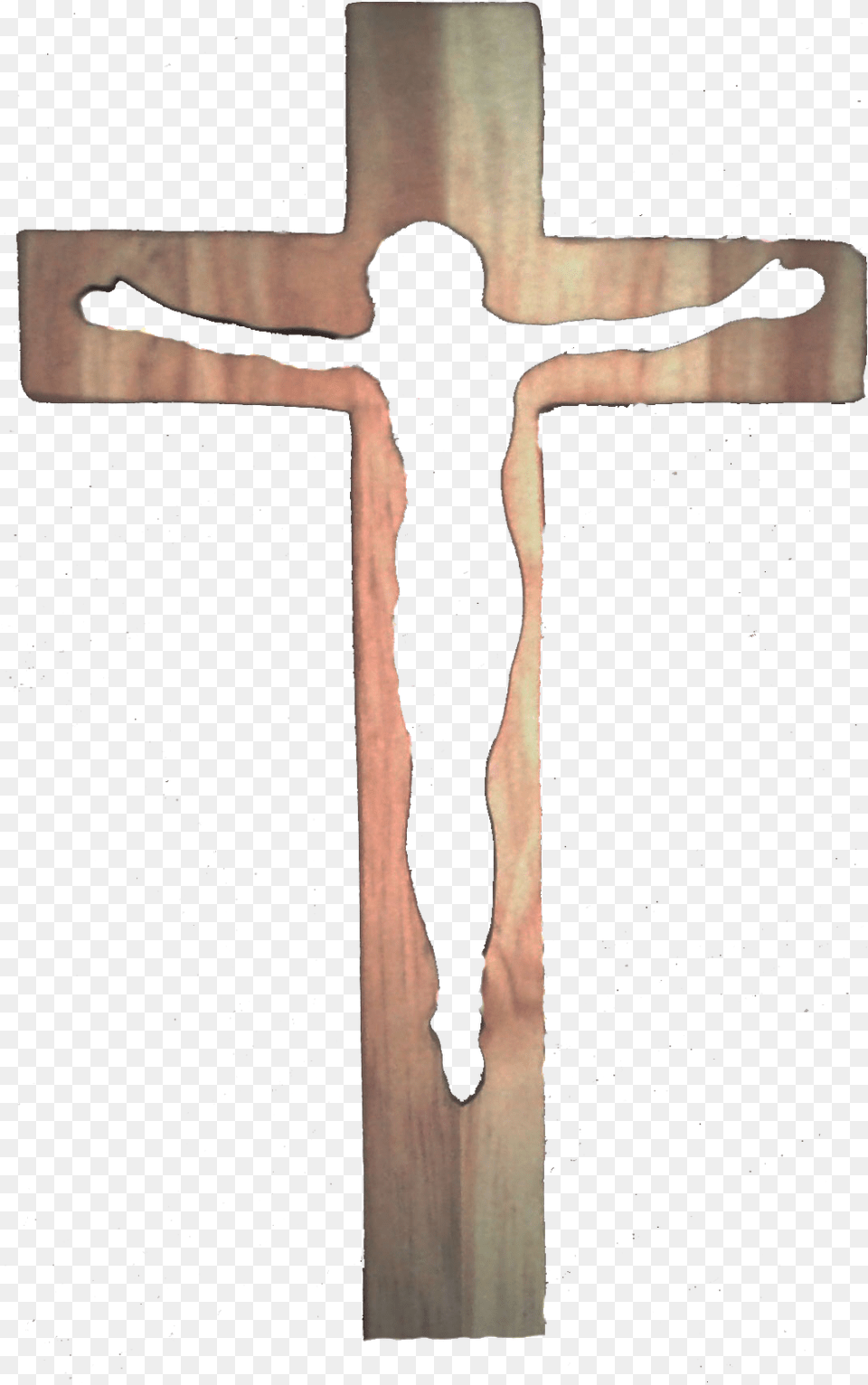 Curved Design Pine Cross Cross, Symbol, Adult, Male, Man Png Image