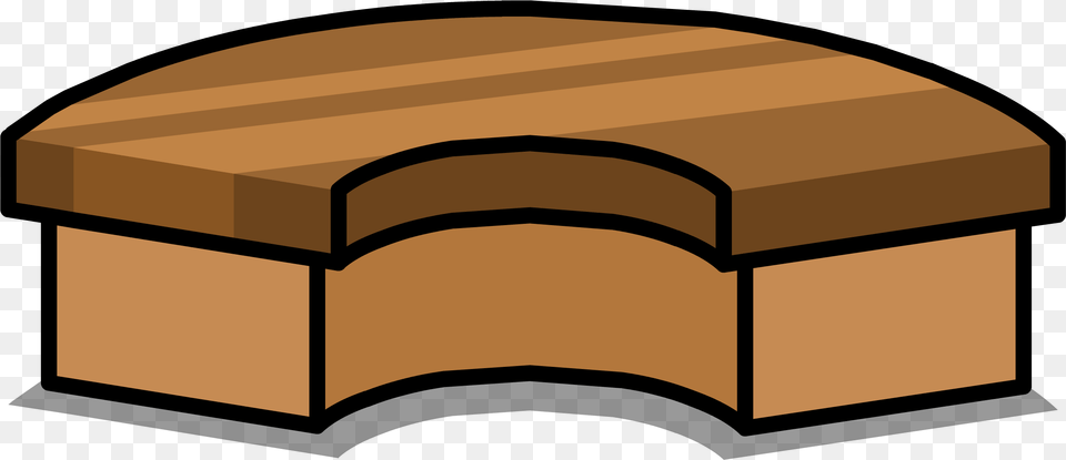 Curved Desk Sprite 005 Desk, Wood, Crib, Furniture, Infant Bed Free Png Download